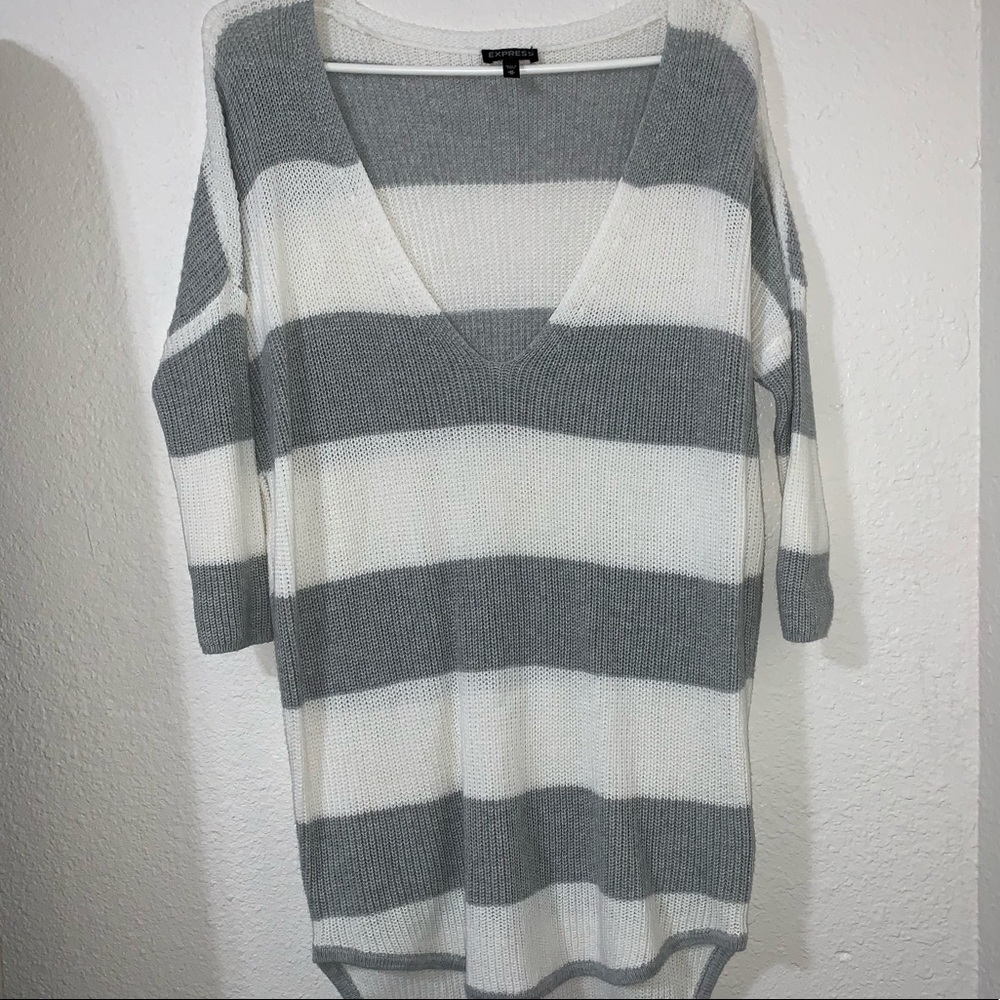 NEW Express Oversized 3/4 Sleeve Sweater